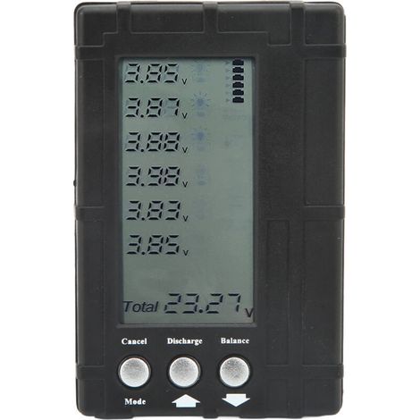Testeur Équilibreur Déchargeur 3 en 1 LCD pour Batteries Avion Modélisme - Contrôle Capacité Numérique