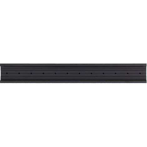 Lineare Schienenführung Aluminiumprofile V-Nut Einbettbar Schwarz für Druck Gravur 300 mm / 11 Zoll