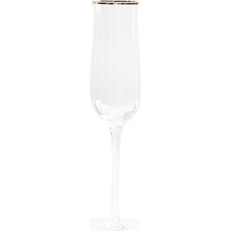 1 coupe à champagne en cristal