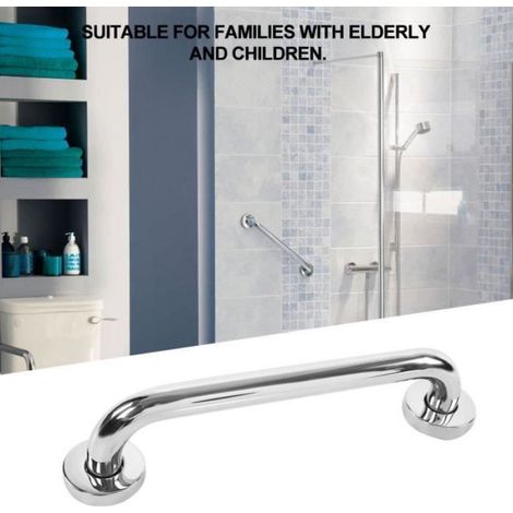 Nouvelle salle de bains baignoire toilettes rambarde Barre d'appui Douche de securite de soutien poignee Porte-serviettes 30cm (1/4)