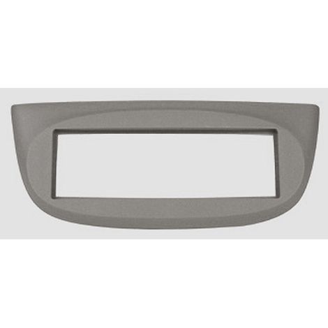 Facade Autoradio FA217G compatible avec Renault Twingo 2 Wind 07-14 - Gris souris