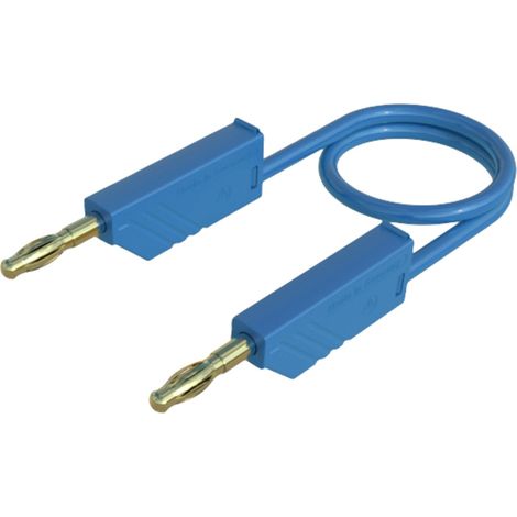 Hirschmann Test & Measurement MLN 100/2,5 BL Messleitung Lamellenstecker 4 mm Lamellenstecker 4 mm 1