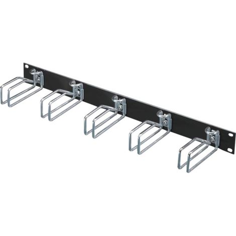 RITTAL PANNEAU DE TRIAGE RAL 9005 2HE AVEC 5 CÂBLE FUEHRUNGSB UEGELN (ACIER) 7257105 (1/2)