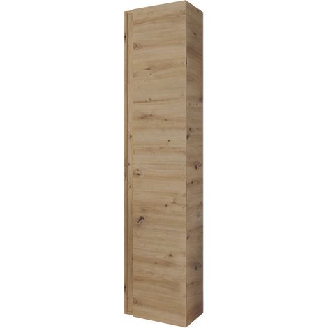 ONDEE ZEN - Colonne de rangement à suspendre LILA - 30 cm - Bois- 1 porte (1/3)