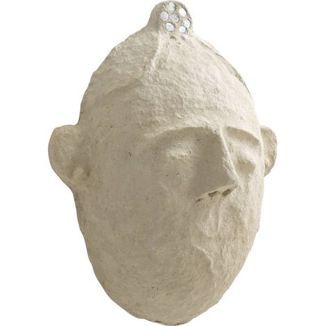 Masque ovale en papier mâché Antoine (1/5)
