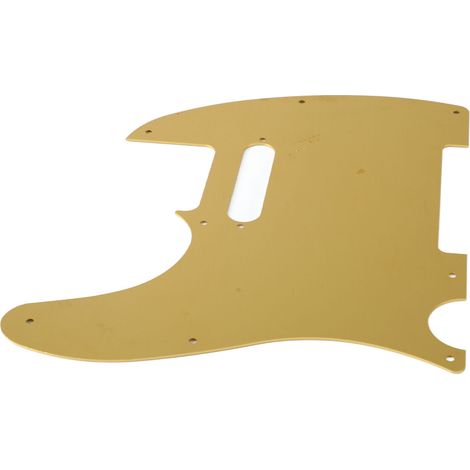 Plaque de protection avant en alliage d'aluminium anti-rayures pour guitare électrique, finition dorée. (1/5)