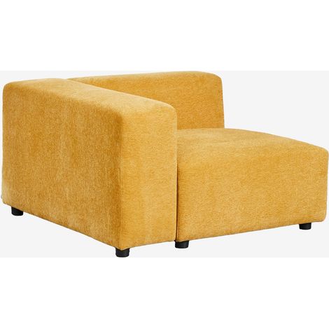 Modulo angolare sinistro 115x113 cm con bracciolo alto per divano modulare Bruna SKLUM            