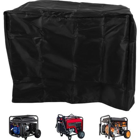 Housse protectrice pour générateur portable avec ventilation 420D Oxford argentée anti-pluie anti-UV pour générateur outdoor 66x51x51cm (1/5)