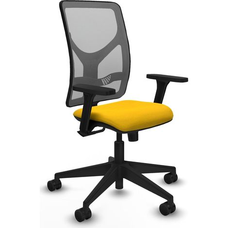 Silla de oficina piqueras y crespo Motilla gris soporte lumbar ajustable (1/2)