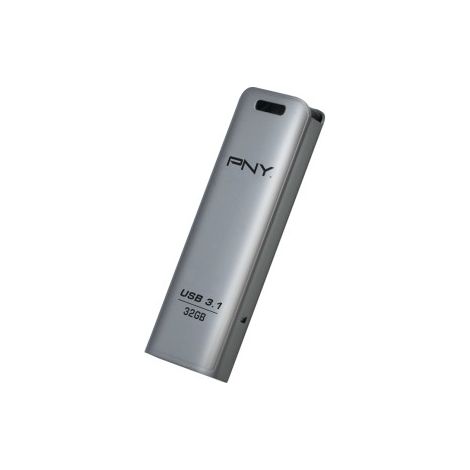 PNY FD32GESTEEL31G-EF lecteur USB flash 32 Go 3.2 Gen 1 (3.1 Gen 1) Acier inoxydable (1/4)