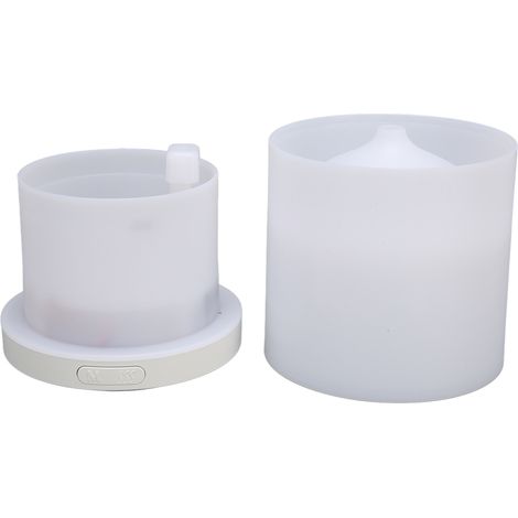 Diffuseur d'arômes en pierre de sel, diffuseur d'huiles essentielles par atomisation, maison, chambre, bureau, lumière d'ambiance sept couleurs, humidificateur (1/5)