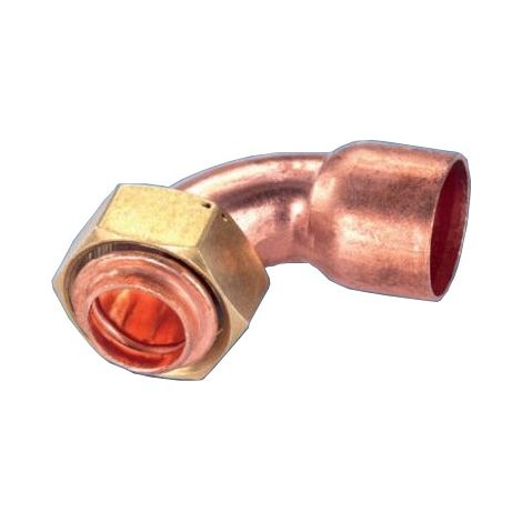 Racor curvo 2AGCU - HECAPO Medidas: Ø22mm x 3/4"