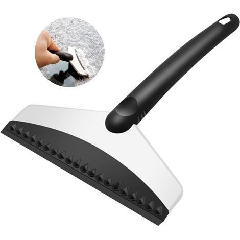 Grattoir à Glace Voiture Pare Brise Gratte Pelle à Neige Grattoir Raclette Givre Vitre Brosse à Neige Outils de Déneigement Gratteur avec Poignée Antidérapante pour Home (1/5)
