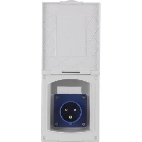 Prise de courant étanche 16A 220V 240V – Prise femelle affleurante 3 broches – Installation facile pour camping-car et remorque - RV 16 A (1/5)