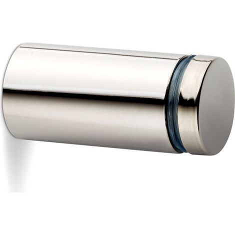 8er Pack - Glas-Abstandshalter Ø 16 x 26,2 mm schraubbar für Wandmontage Chrom poliert