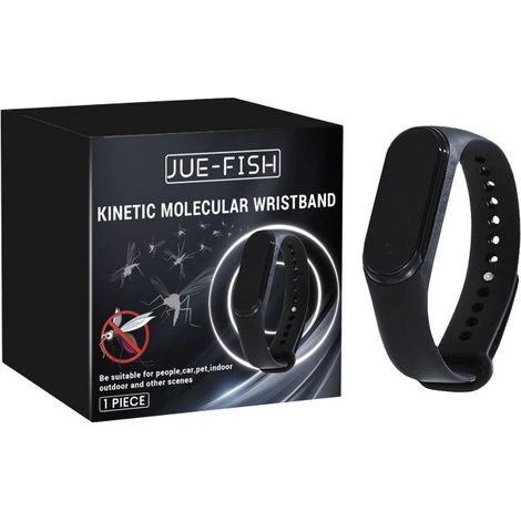 Bracelet anti-moustiques - Protection ultrasonique sans produits chimiques pour une utilisation intérieure et extérieure (1/5)