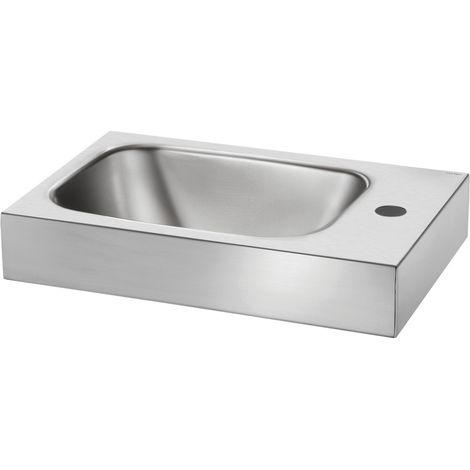 Delabie WT LAVANDO Robinet lavabo perçage D35 droit sans trop-plein Acier inoxydable 1.4301 satiné