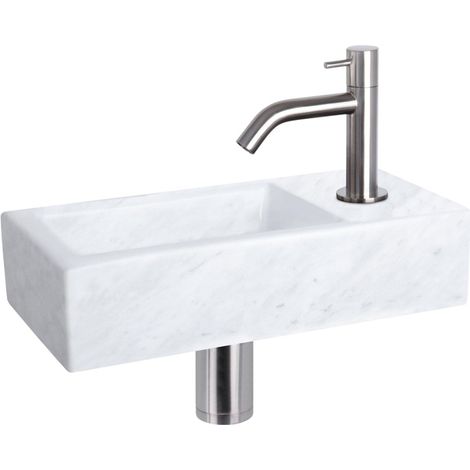 Differnz Lave-mains Blanc H9.5xl37.5xL18.5cm (1/5)