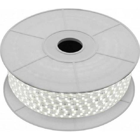 Trade Shop - GUMMIERTE LED-STREIFEN SMD 2835 220V 5MM STRIPLED REEL 100MT 2835-120 FARBE -