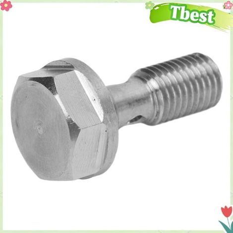Tbest raccords de boulon banjo Boulon Banjo de Frein, Adaptateur de Raccord fileté Métallique M8 X 1,0 Mm pour Systèmes auto cable (1/5)