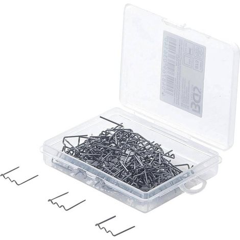 Agrafes de Réparation Forme U D.0,8 mm - 100 pcs - Fixation Précise et Durable - Acier - D-Work (1/5)