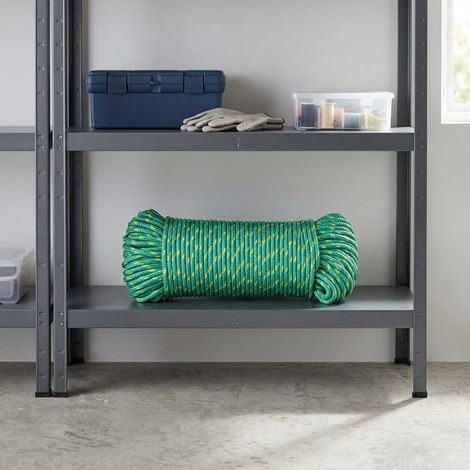 vidaXL Cuerda multiusos 5 mm 25 m Verde PP 150 kg Carga máx. (1/5)