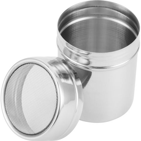 Passe-Poudre en Acier Inoxydable Tamis Fin pour Chocolat, Café et Cuisine (1/5)
