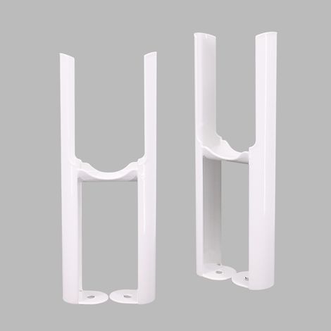 Traditional Radiator Floor Mounting Legs 2PC/Set 2 Column White
