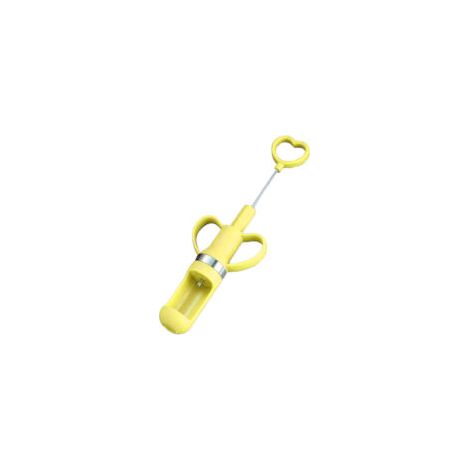 Dénoyauteur de jujube en forme de cœur – Jaune – Outil multi-usage pour jujube, aubépine et cerise – Taille unique (1/5)