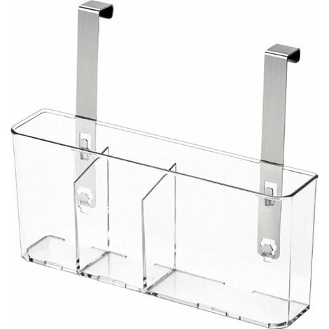Panier de Rangement pour Armoire de Cuisine sur Porte,Panier D'organisateur de Support de Rangement de Porte D'armoire,Solution de rRangement pour Cuisine et Salle de Bain (1/5)