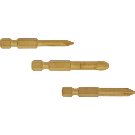Blíster de tres puntas en titanio phillips 50mm para atornillar 09594004