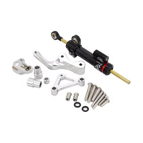 Ducati Monster 1100S 2018 - Kit de conversion pour moto : amortisseur de direction en titane pour une meilleure stabilité. (1/4)