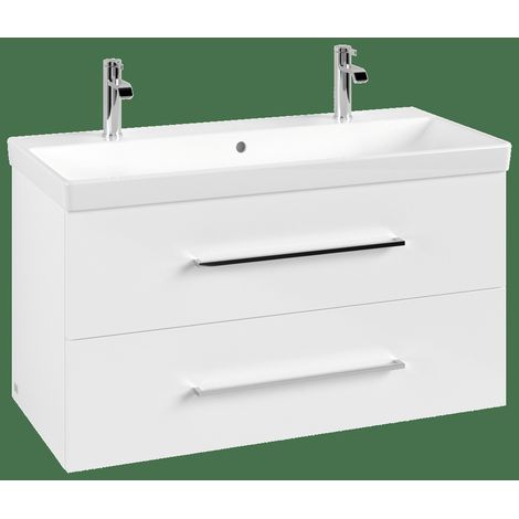 Villeroy &amp Boch Avento meuble sous lavabo, 2 tiroirs,