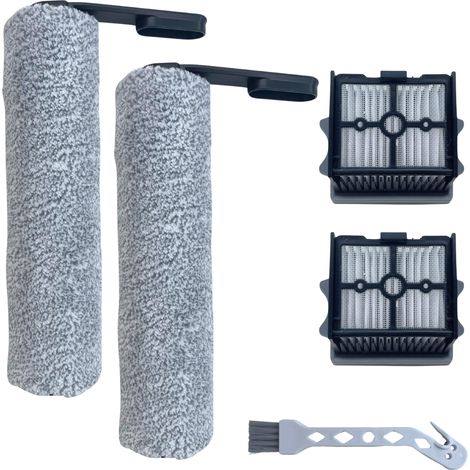 Pack accessoires pour Tineco Floor One S5 COMBO / Floor One S5 COMBO POWER  - Rouleau Brosse [Lot 2] Filtre [Lot 2] (1/5)