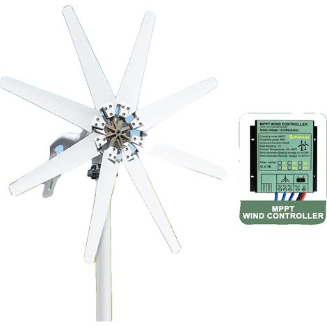 Générateur éolien, utilisation efficace de l'énergie, construction durable, Contrôleur MPPT gratuit, 3000W, 48V