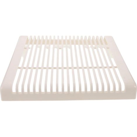 Couvercle Flux d'air Blanc Carré de Ventilation en Plastique et Design Élégant pour Ventilateur D'extraction Mural et Plafond (1/5)