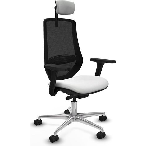 Sedia Ufficio con Poggiatesta Mardos traslack bali Piqueras y Crespo D086N2W Bianco (1/5)