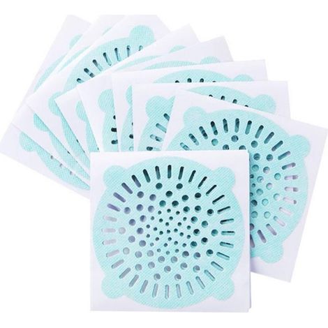 Filter Anti-Cheveux Pour Drain - En Tissu Non Tissé - Pour Salle De Bain Cuisine Buanderie - 10 cm - Lot De 10 (1/5)