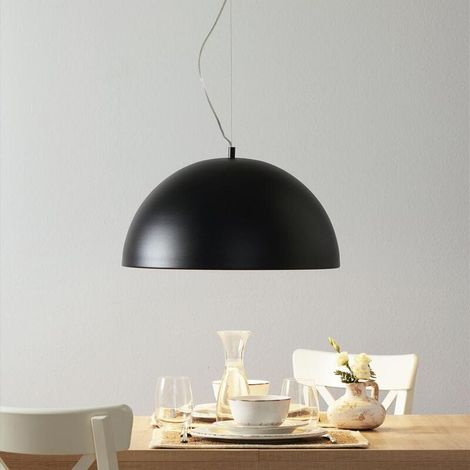 [GEBRAUCHT] B-Ware Lucande Maleo Hängeleuchte 53 cm schwarz Hängeleuchte Deckenlampe Pendelleuchte (1/2)