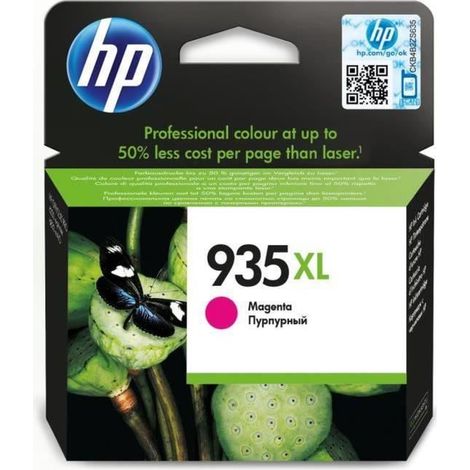 Cartouche d'encre magenta haute capacité HP 935XL d'origine (C2P25AE) pour HP OfficeJet 6230/6820/6830 (1/5)