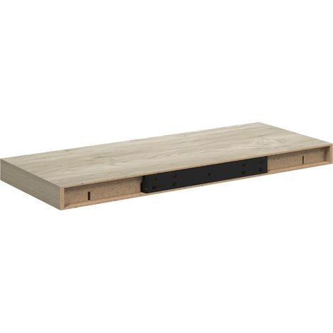 vidaXL Scaffali a Parete 2 pz Rovere 60x23,5x3,8 cm in MDF (1/5)