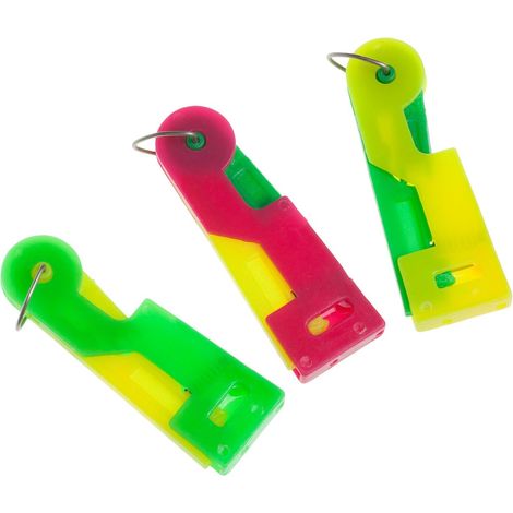 Ayuda para enhebrar agujas (máquina de coser y a mano): 3 enhebradores de agujas automáticos de plástico (1/5)