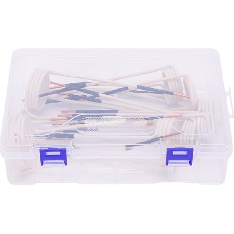 Kit de bobines de chauffage à Induction, 10 pièces, noyau en laiton de 2.5mm, 15 20 25 30 35 40 45 50mm, bobines 600 1000mm flexibles pour boulon et écrou rouillés (1/5)