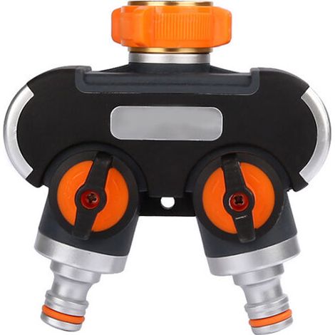Nouveau distributeur de robinet à 2 voies pour tuyau d'arrosage Gardena 3/4 (1/5)