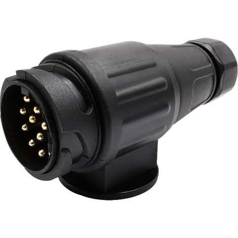 Prise de Remorque 13 Broches VP1130E - 2 Pièces - Connecteur Électrique pour Véhicules et Caravanes - Résistant aux Intempéries (1/5)