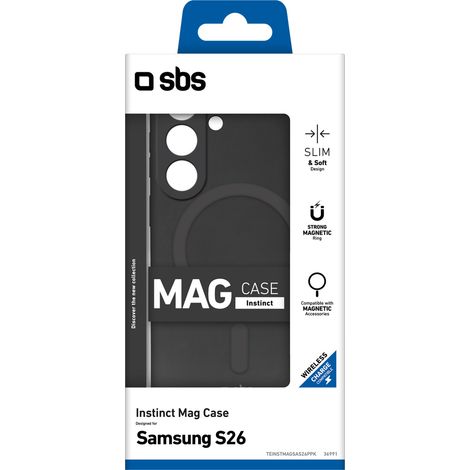 SBS TEINSTMAGSAS26K custodia per cellulare 16 cm (6.3") Cover Nero (1/2)