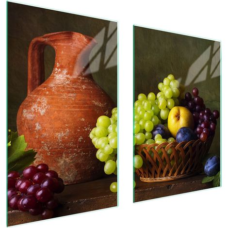 PIASTRA PROTETTIVA IN VETRO PER CUCINA 65x52 UVA (1/5)