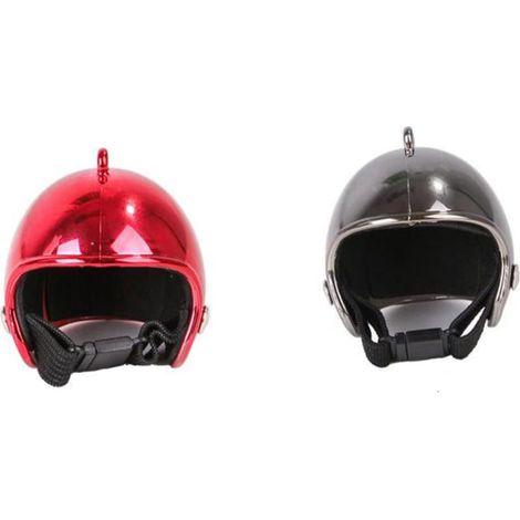 Casque de Protection pour Poule en PP Noir, et Pluie Doublure Intérieure, Sangle de Fixation, Style Créatif, pour Poules et Volailles, Usage Extérieur (1/5)
