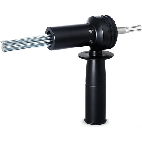 Sourcingmap Lot de 18 aiguilles SDS Tige électrique Marteau Aiguille Scaler Adaptateur, Acier allié Trempé, Outil de Forage de Béton pour la Préparation de surfaces de carrelage de maçonnerie (1/5)