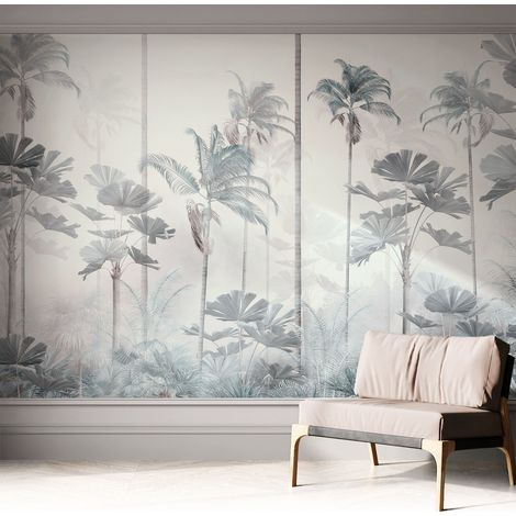 Fotomurale adesivo - murale da parete - Carta da parati autoadesiva - design parete moderno - Paesaggio tropicale 312x219 cm (1/5)